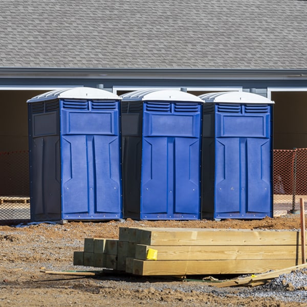 what is the cost difference between standard and deluxe porta potty rentals in Burbank Ohio